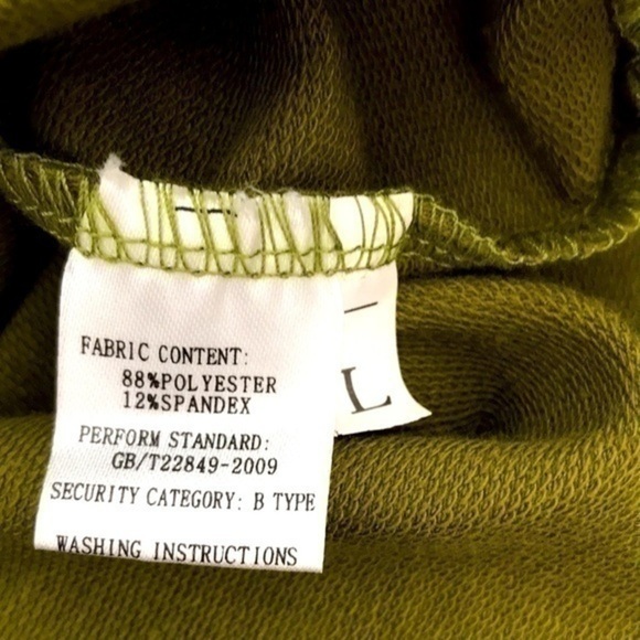 Olive Green Lace Up Skirt Set - Picture 9 of 10